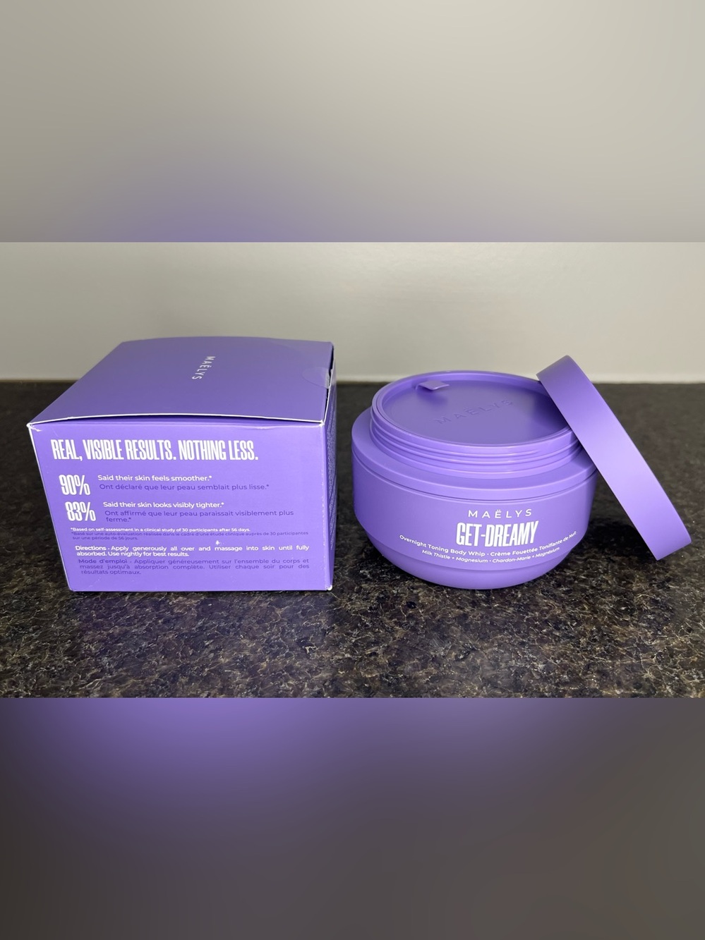 Maelys GET-DREAMY Overnight Toning Body Whip 6.8 Fl Oz - BRAND NEW SEALED IN BOX - Picture 3 of 9